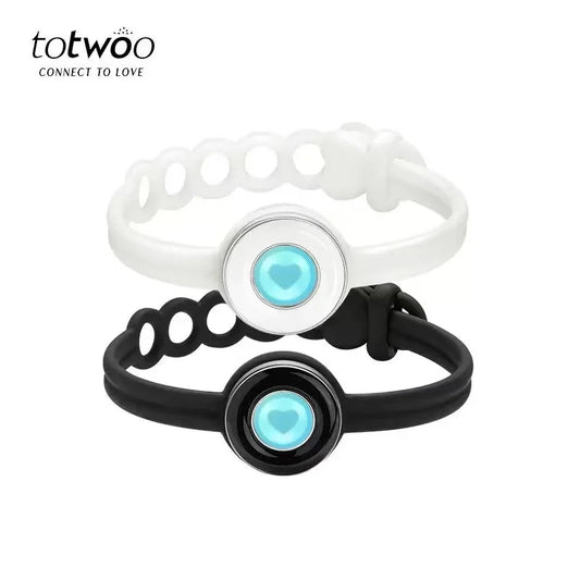 Luv™ Candy Smart Touch Bracelets – Connected Hearts for Couples