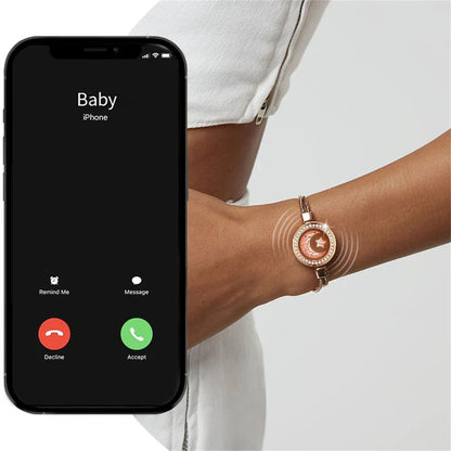 Luv™ Totwoo Smart Long-Distance Bracelets for Couples – Vibration & Light Up Relationship Gifts by Luv