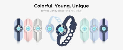 Luv™ Candy Smart Touch Bracelets – Connected Hearts for Couples